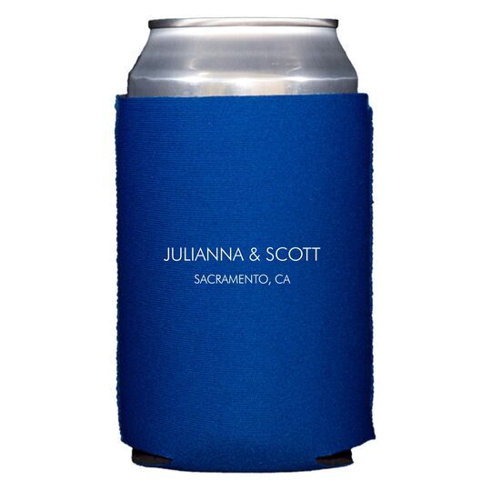 Small Text Collapsible Koozies